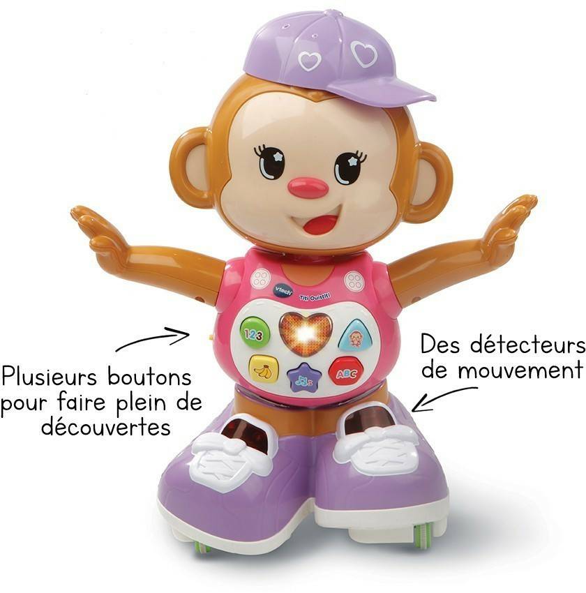 Jeux vidéo &éveil Vtech Titi Ouistiti rose