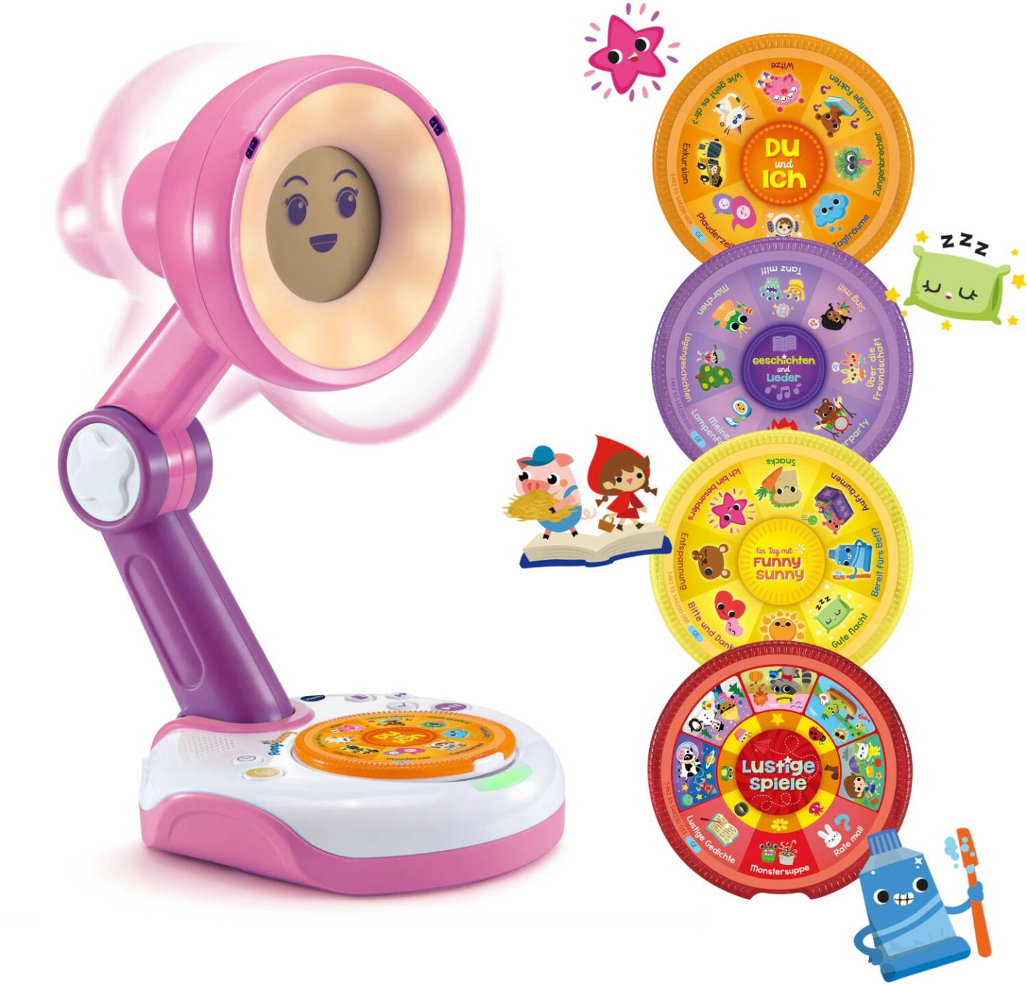 Vtech Funny Sunny, interactive lamp girlfriendpink (546204) Vtech Funny Sunny, interactive lamp girlfriend